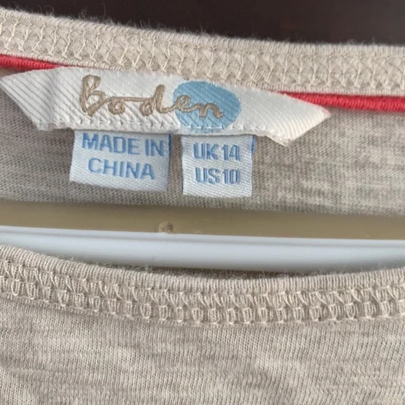 Boden long-sleeve Breton top - Picture 5 of 6